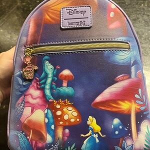 Alice in Wonderland Loungefly backpack/purse